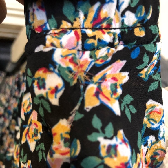 Floral Print Ruffle Hem Maxi Skirt - Picture 6 of 6